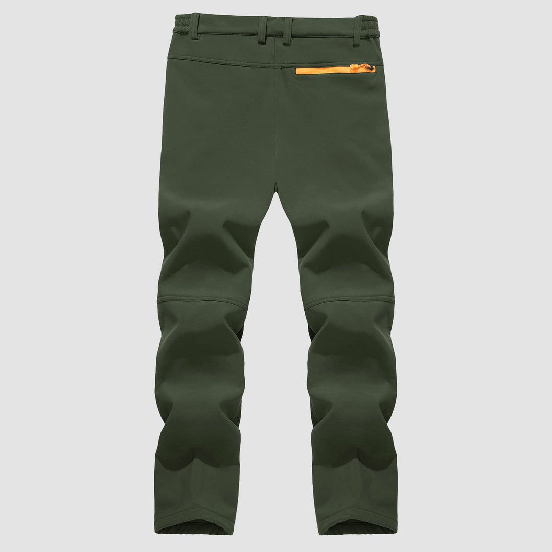 Pantaloni softshell da uomo, foderati in pile e idrorepellenti