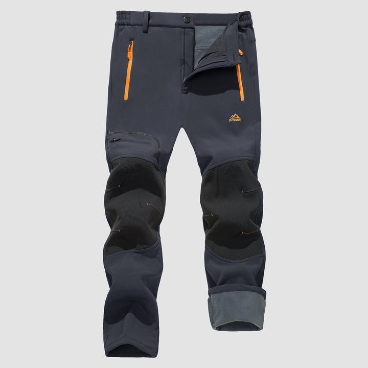 Pantaloni softshell da uomo, foderati in pile e idrorepellenti