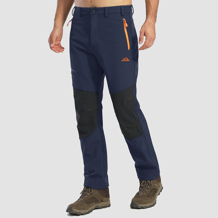 Pantaloni softshell da uomo, foderati in pile e idrorepellenti