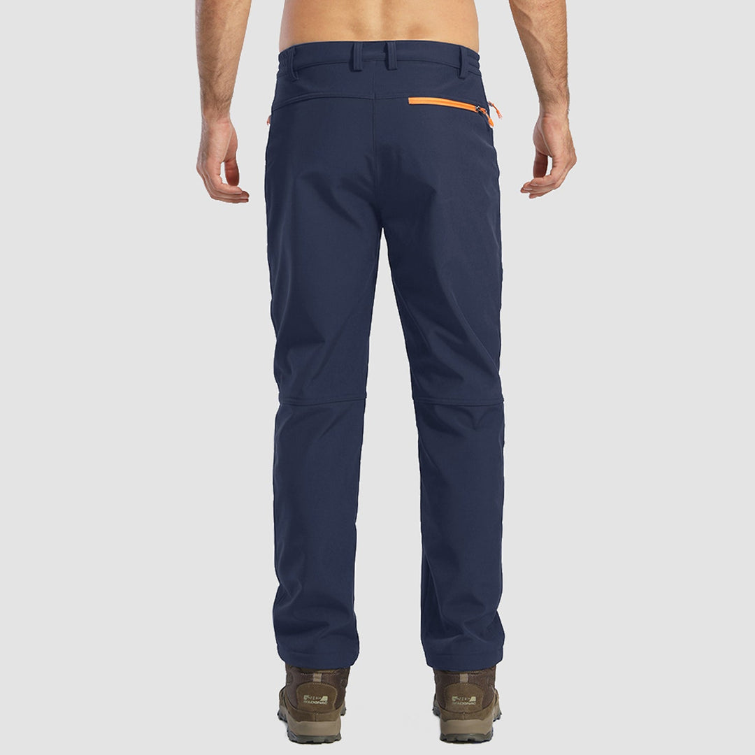 Pantaloni softshell da uomo, foderati in pile e idrorepellenti