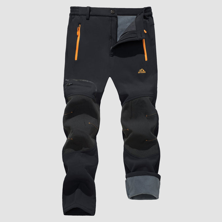 Pantaloni softshell da uomo, foderati in pile e idrorepellenti