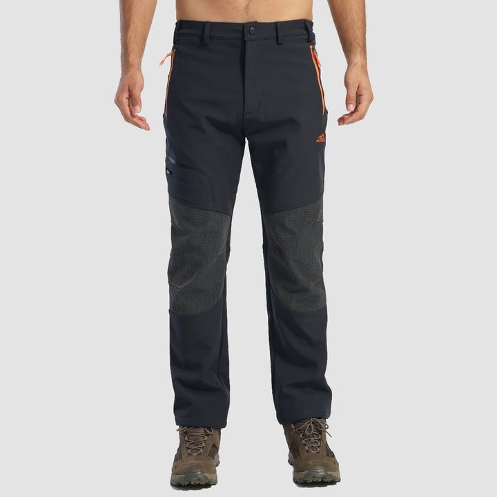 Pantaloni softshell da uomo, foderati in pile e idrorepellenti