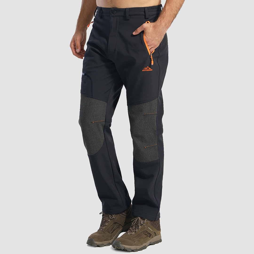 Pantaloni softshell da uomo, foderati in pile e idrorepellenti