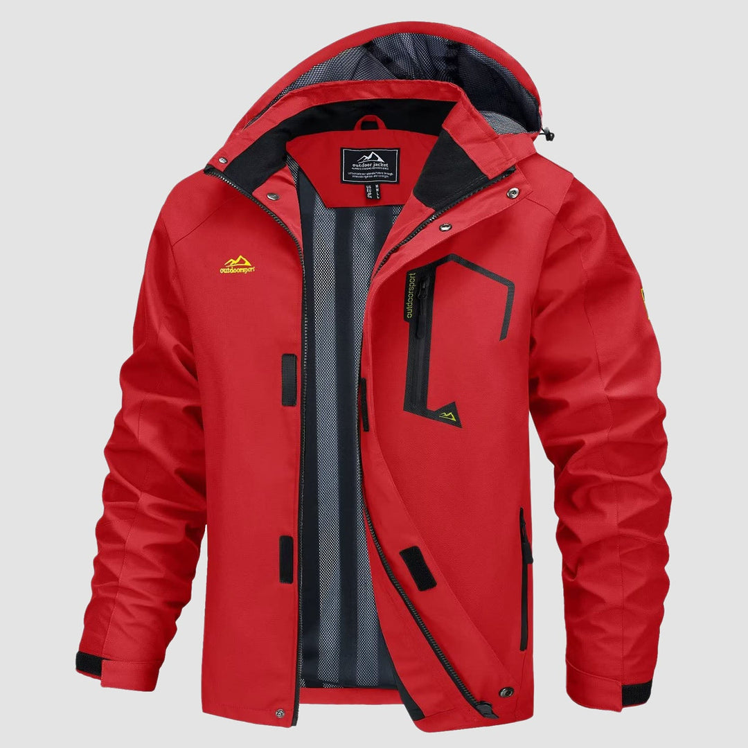 Veste de Pluie Homme Légère Imperméable à Capuche Amovible