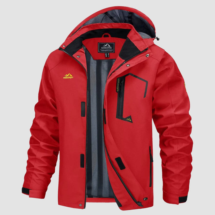 Veste de Pluie Homme Légère Imperméable à Capuche Amovible