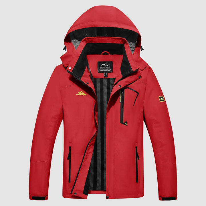 Veste de Pluie Homme Légère Imperméable à Capuche Amovible