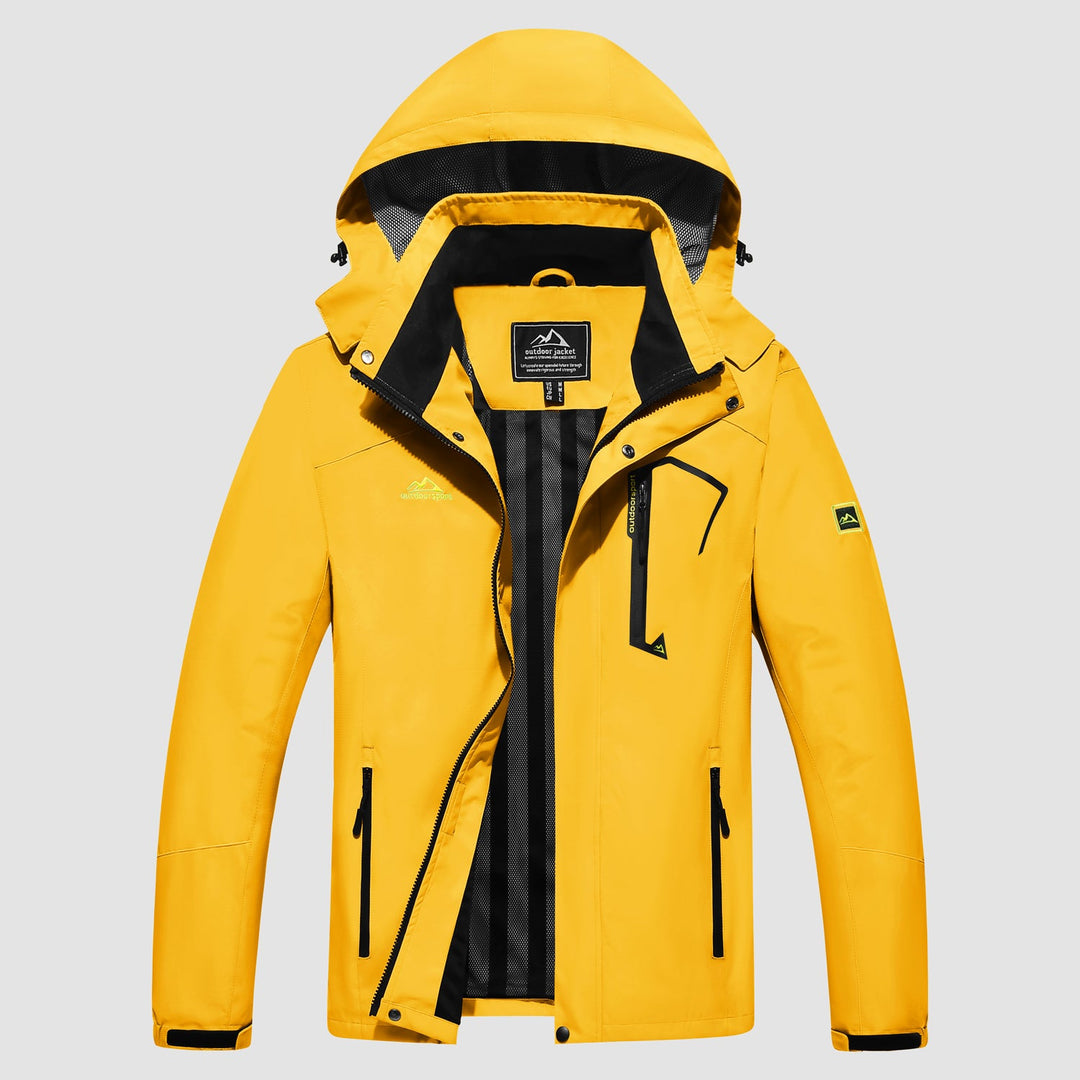 Veste de Pluie Homme Légère Imperméable à Capuche Amovible