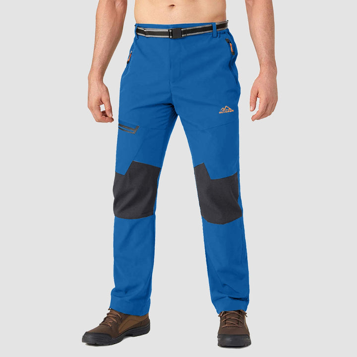 Pantaloni da sci da uomo imbottiti in pile e idrorepellenti