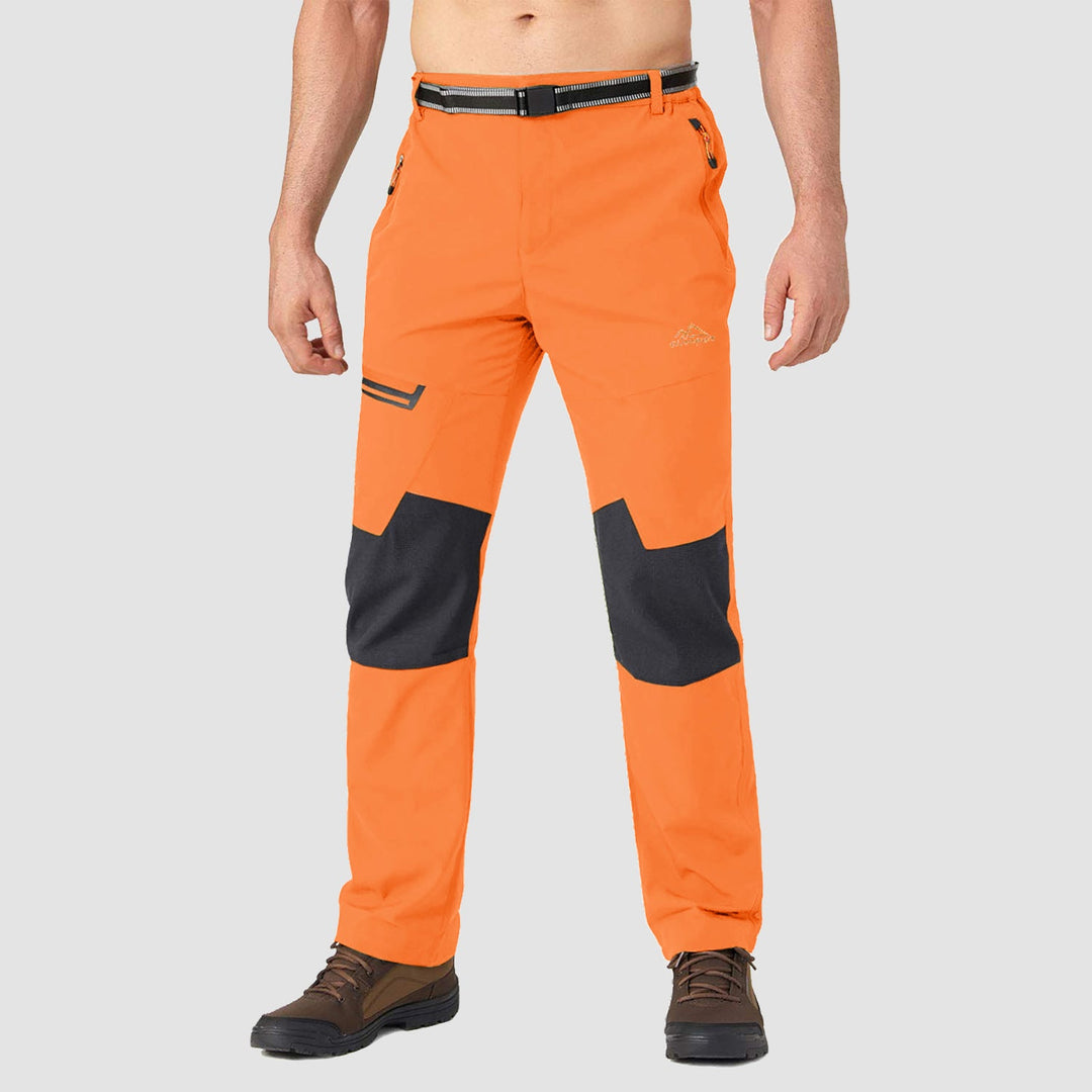 Pantaloni da sci da uomo imbottiti in pile e idrorepellenti