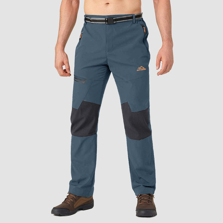 Pantaloni da sci da uomo imbottiti in pile e idrorepellenti
