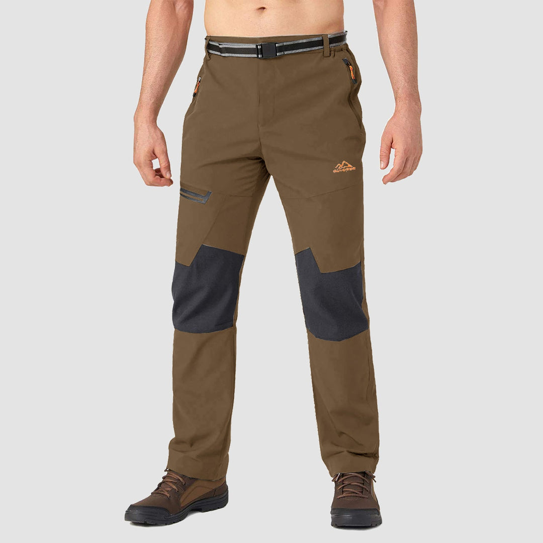 Pantaloni da sci da uomo imbottiti in pile e idrorepellenti