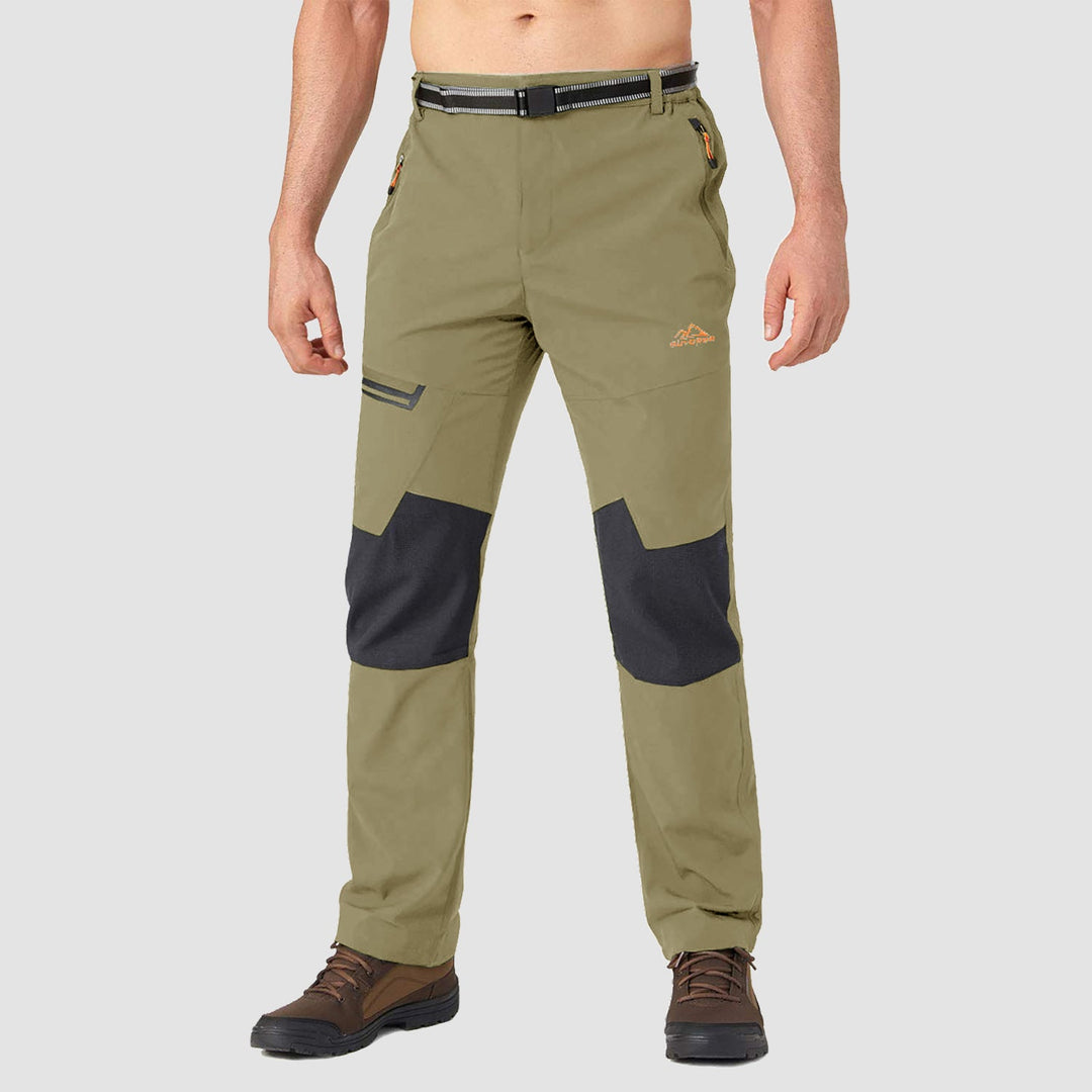 Pantaloni da sci da uomo imbottiti in pile e idrorepellenti