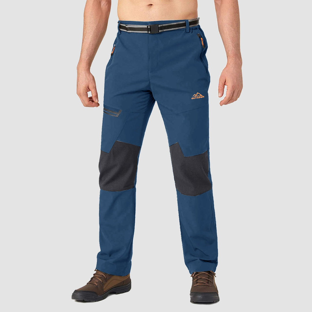 Pantaloni da sci da uomo imbottiti in pile e idrorepellenti