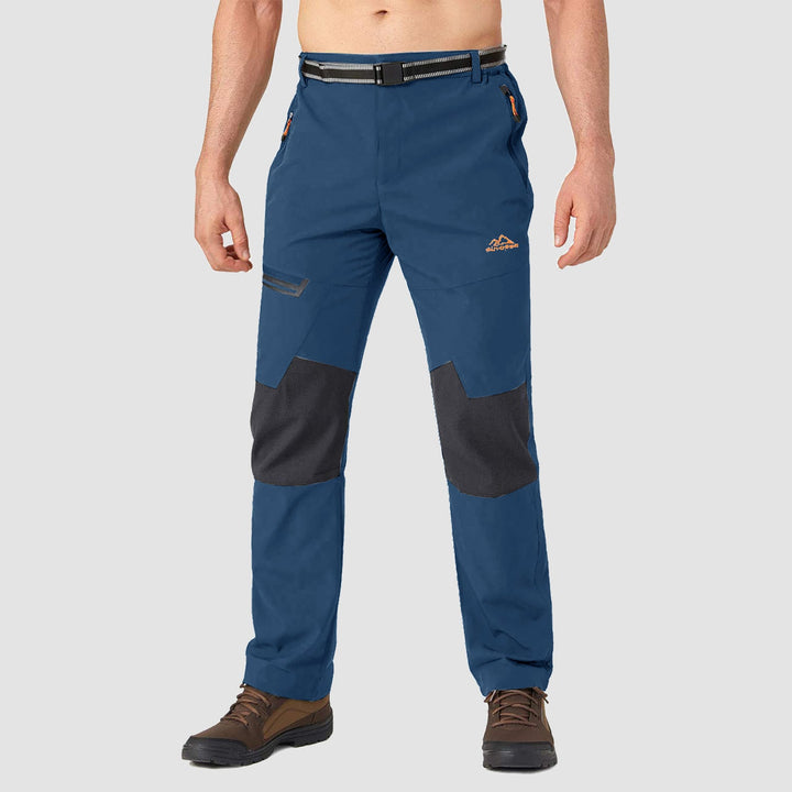 Pantaloni da sci da uomo imbottiti in pile e idrorepellenti