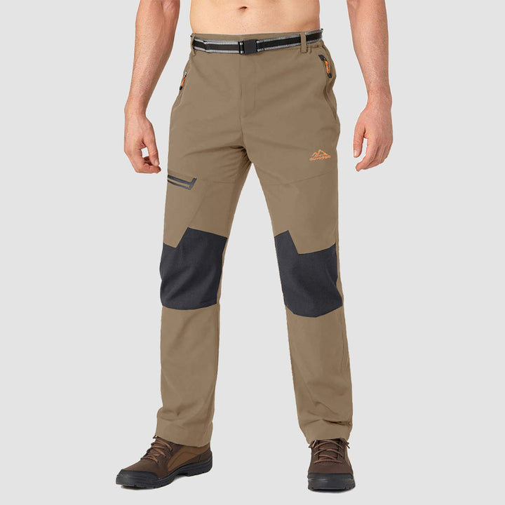 Pantaloni da sci da uomo imbottiti in pile e idrorepellenti