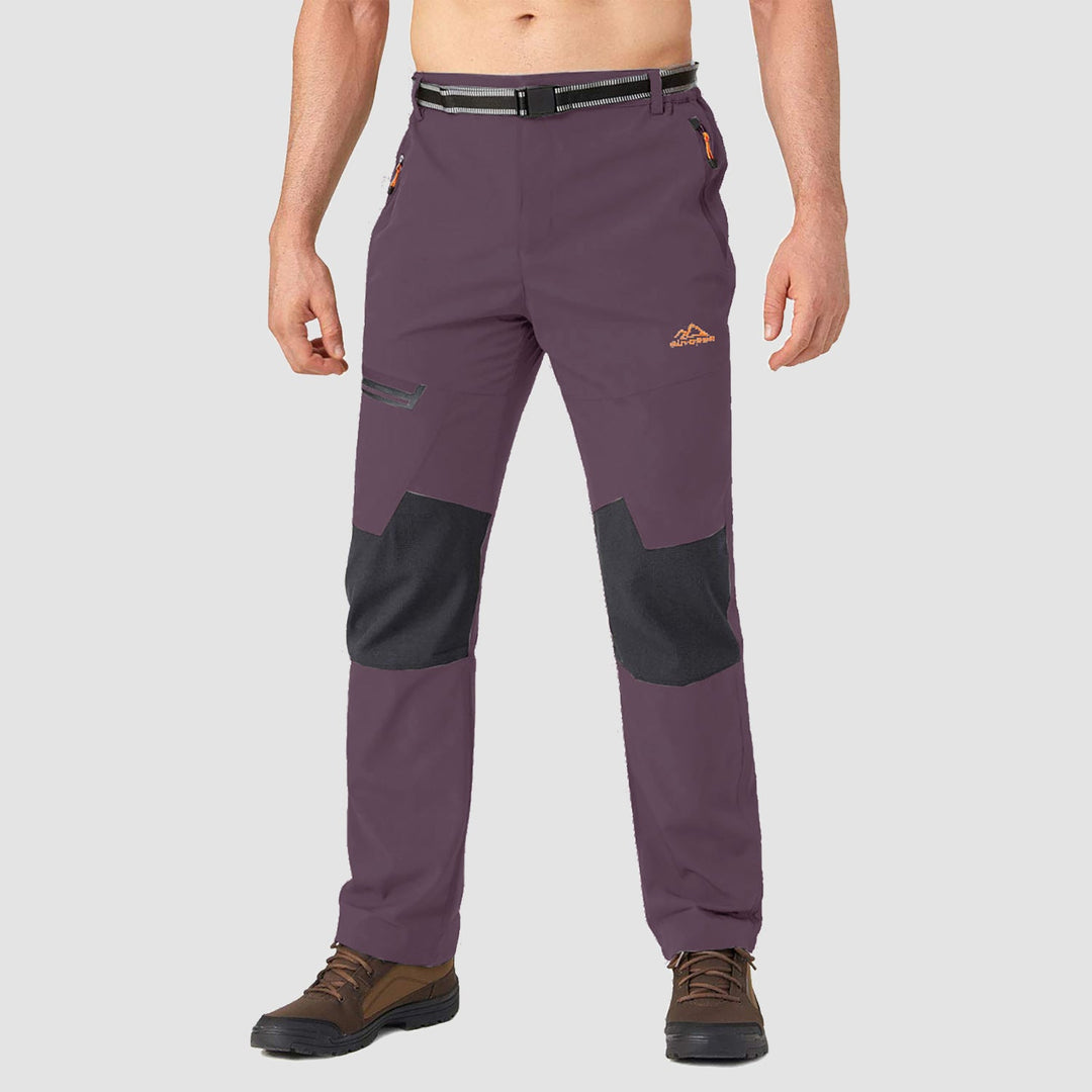 Pantaloni da sci da uomo imbottiti in pile e idrorepellenti