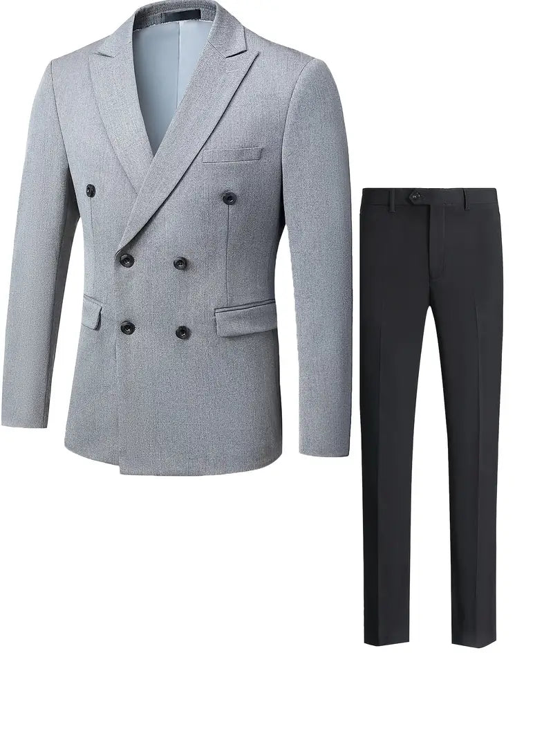 Costume À Double Boutonnage Invité De Mariage Pour Homme | Deux Pièces
