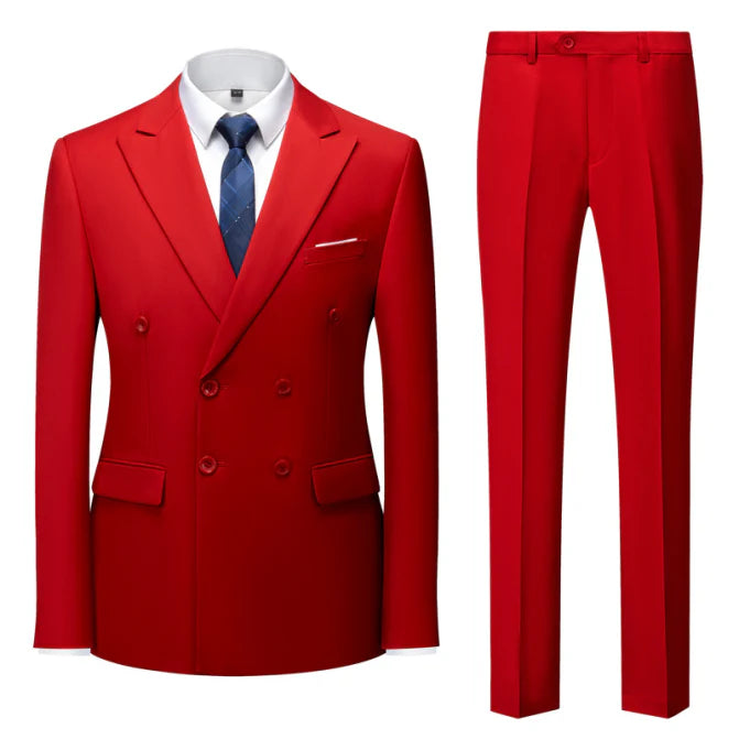 Costume À Double Boutonnage Invité De Mariage Pour Homme | Deux Pièces