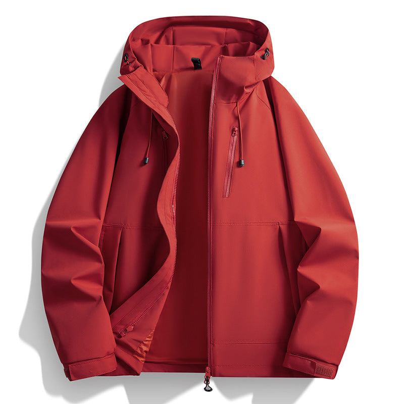 Veste Outdoor Coupe-Vent à Capuche Homme