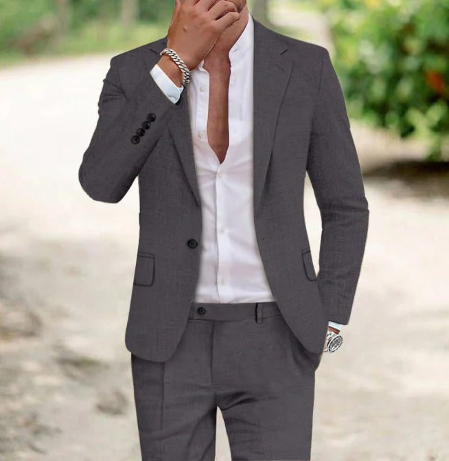 Costume Deux Pièces Sur Mesure Pour Invité De Mariage | Moderne
