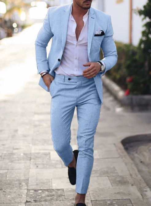 Costume Deux Pièces Sur Mesure Pour Invité De Mariage | Moderne