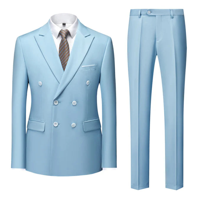 Costume À Double Boutonnage Invité De Mariage Pour Homme | Deux Pièces