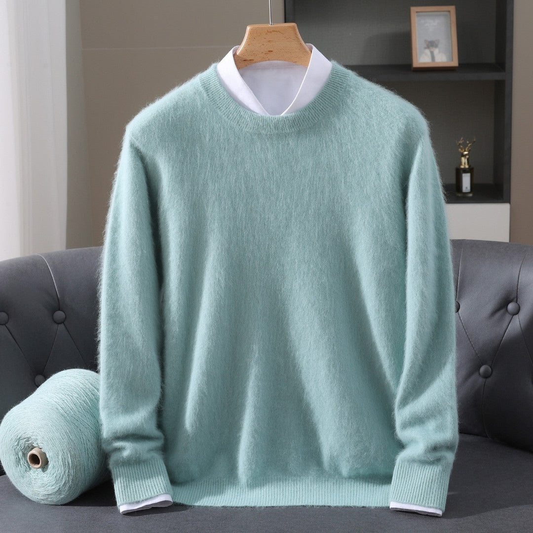 Pull Homme Cachemire Col Rond Manches Longues