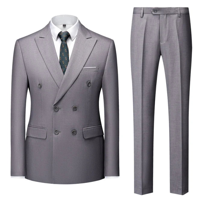 Costume À Double Boutonnage Invité De Mariage Pour Homme | Deux Pièces