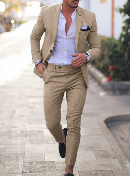 Costume Deux Pièces Sur Mesure Pour Invité De Mariage | Moderne