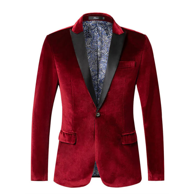 Veste Blazer Invité De Mariage À Un Bouton Pour Homme | Classique