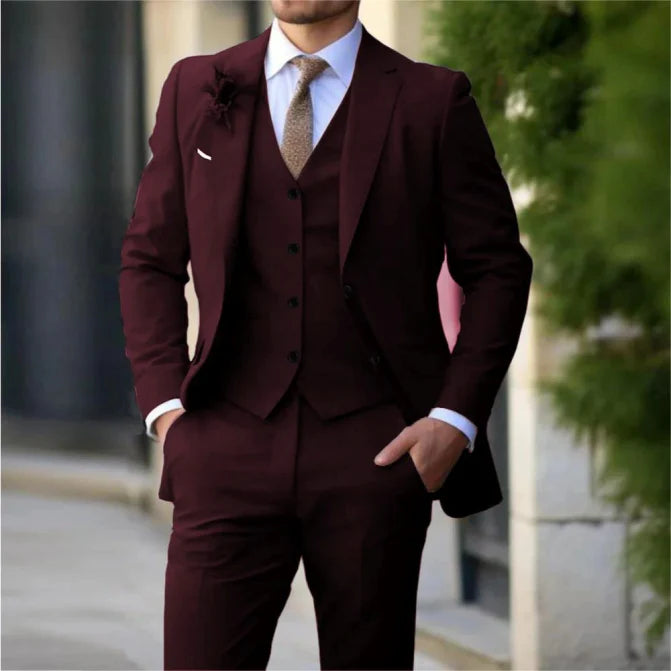 Costume Trois Pièces Invité À Un Mariage Pour Homme | Classique