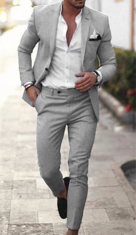 Costume Deux Pièces Sur Mesure Pour Invité De Mariage | Moderne