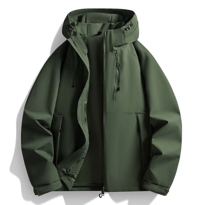 Veste Outdoor Coupe-Vent à Capuche Homme