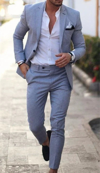 Costume Deux Pièces Sur Mesure Pour Invité De Mariage | Moderne