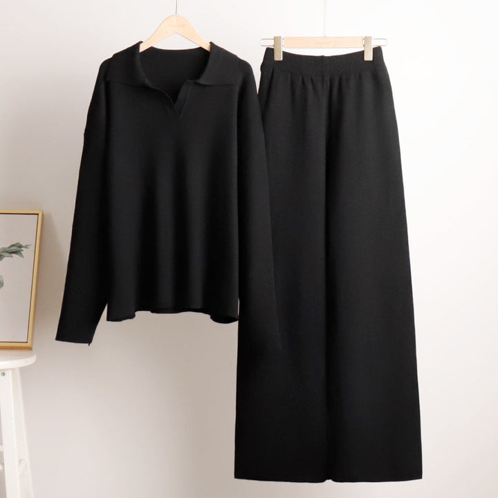 Marceline | Ensemble Femme Polo et Pantalon Large