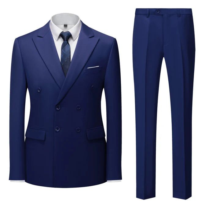 Costume À Double Boutonnage Invité De Mariage Pour Homme | Deux Pièces