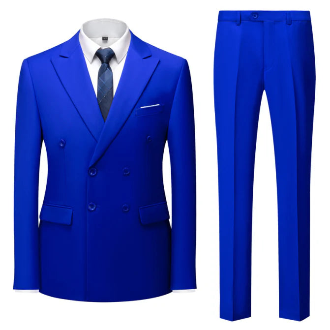 Costume À Double Boutonnage Invité De Mariage Pour Homme | Deux Pièces
