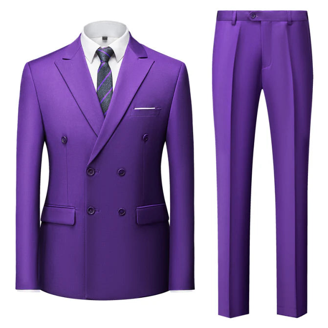 Costume À Double Boutonnage Invité De Mariage Pour Homme | Deux Pièces