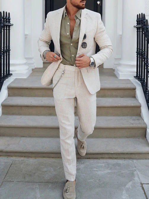 Costume Deux Pièces Sur Mesure Pour Invité De Mariage | Moderne