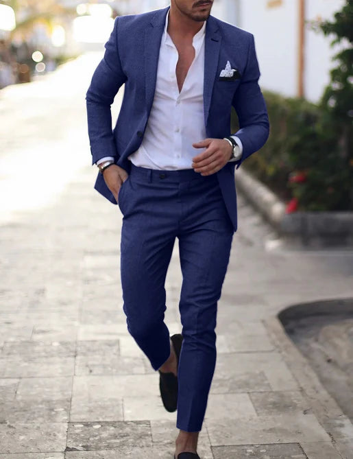 Costume Deux Pièces Sur Mesure Pour Invité De Mariage | Moderne