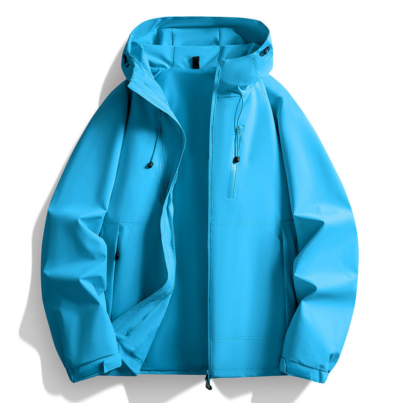 Veste Outdoor Coupe-Vent à Capuche Homme