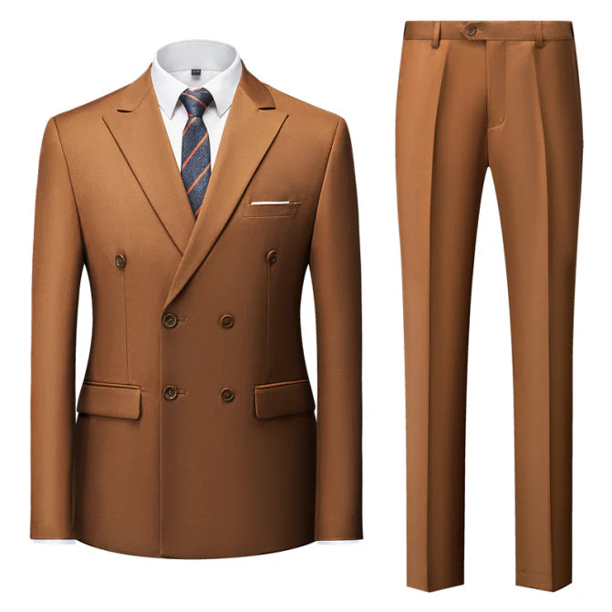 Costume À Double Boutonnage Invité De Mariage Pour Homme | Deux Pièces