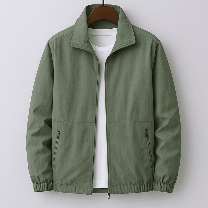 Veste d’Été Légère Homme – Respirante, Coupe Ajustée et Zippée