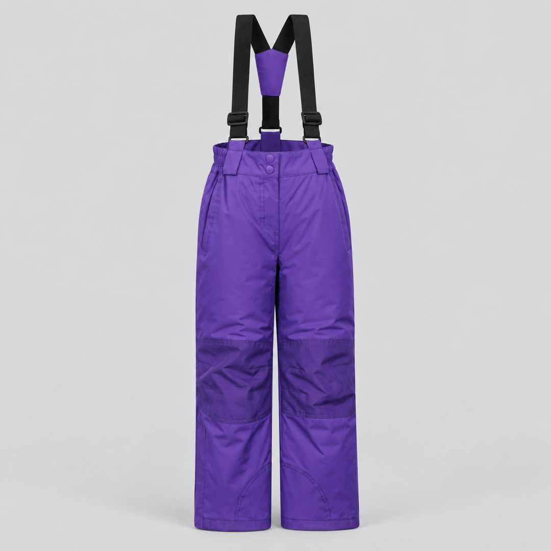 Pantalon de Ski Femme Imperméable à Bretelles Amovibles