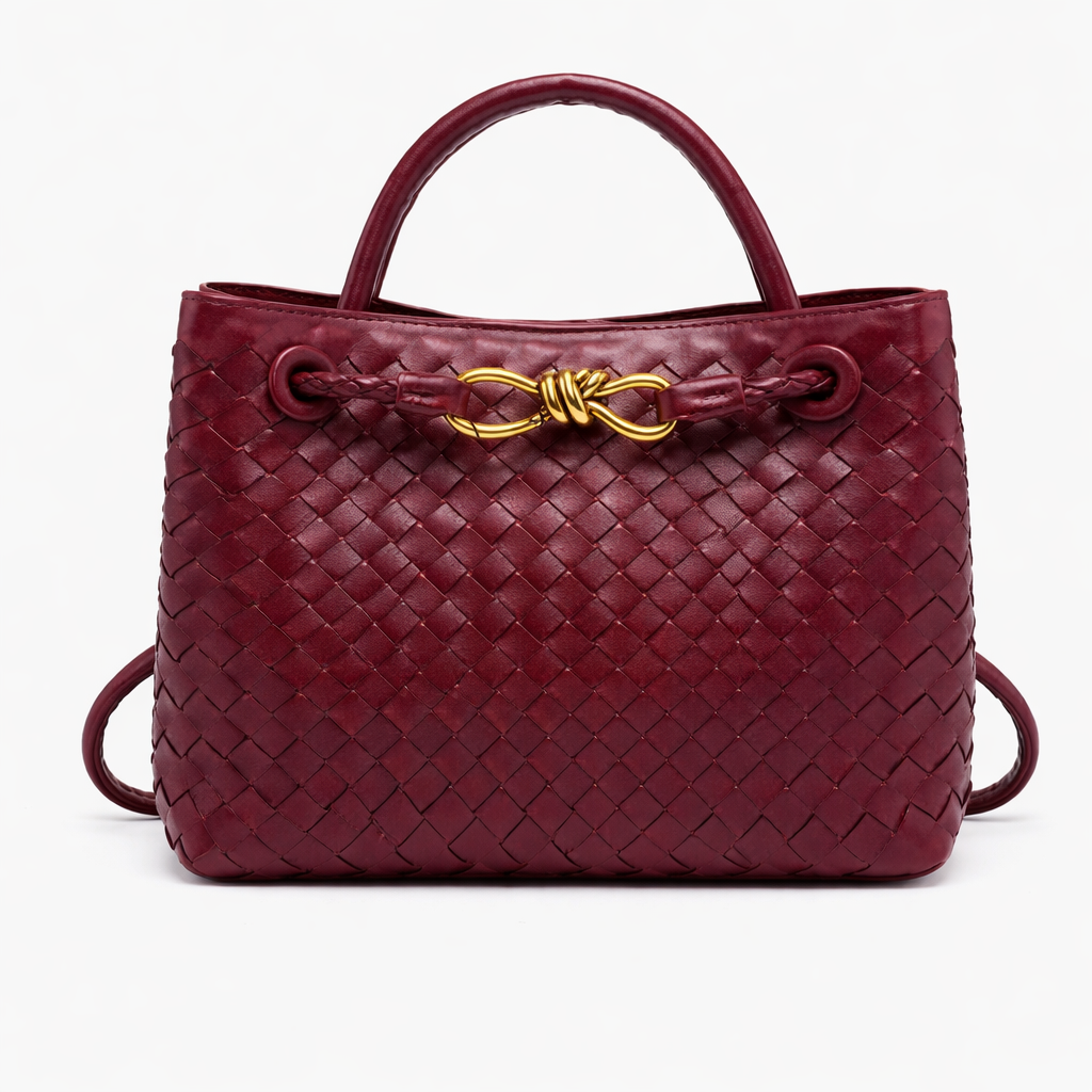 Sac Cabas Tressé Femme en Cuir Vegan – Sac à Épaule Souple