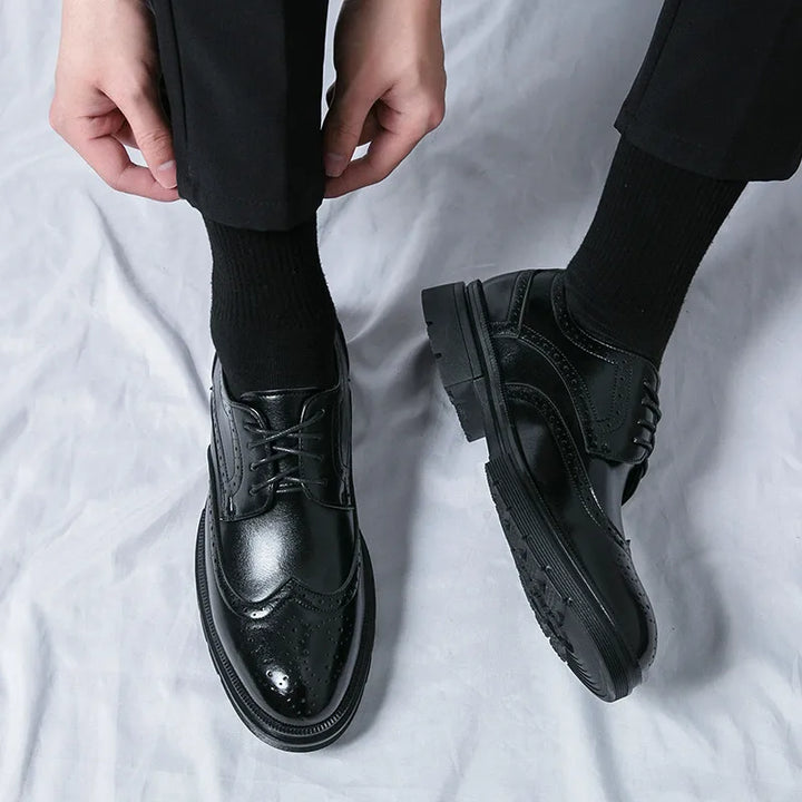 Chaussures Invité De Mariage À Lacets Élégantes Pour Homme | Bout En Pointe