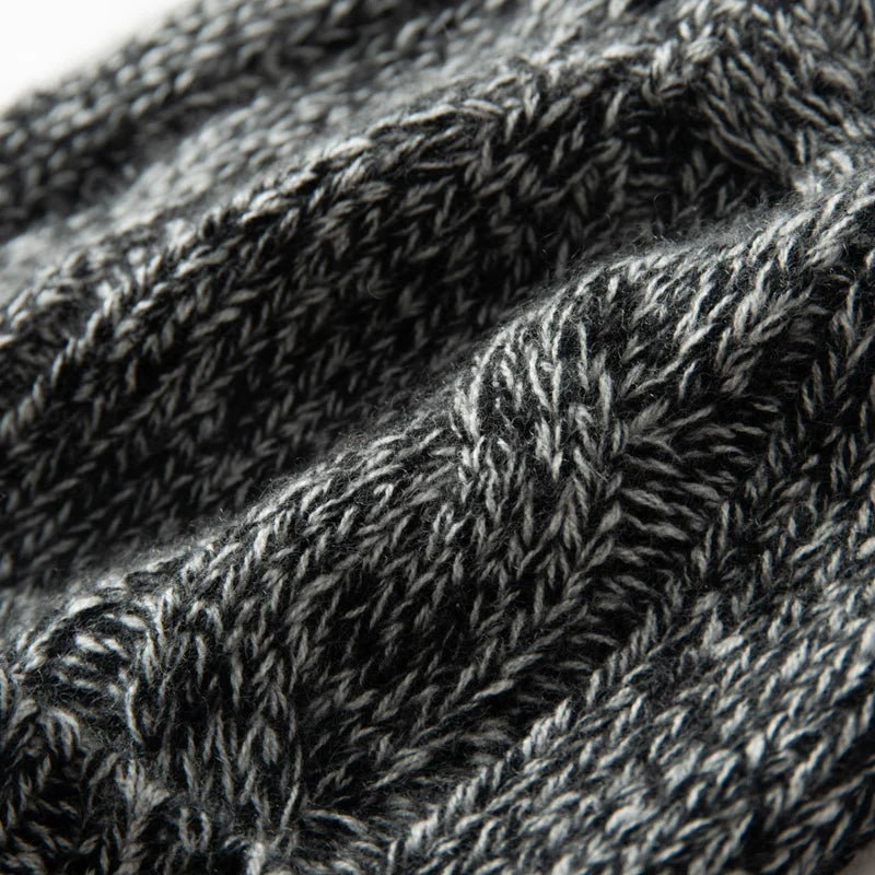 Bonnet Femme Cachemire Maille Torsadée Revers Côtelé