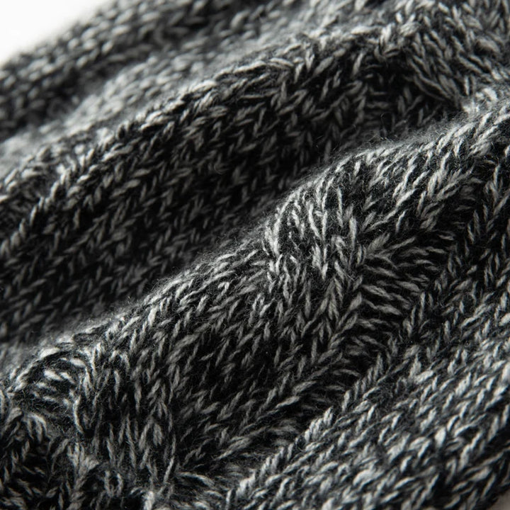 Bonnet Femme Cachemire Maille Torsadée Revers Côtelé