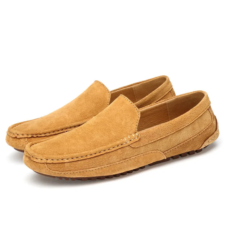 Mocassins Invités À Un Mariage Décontractés À Bout Rond Pour Homme | À Enfiler