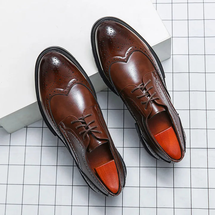 Chaussures Invité De Mariage À Lacets Élégantes Pour Homme | Bout En Pointe